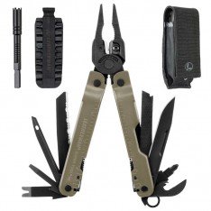 Мультитул LEATHERMAN Super Tool 300M BLACK/COYOTE 832762 + Чохол, набір біт, подовжувач битоутримувача