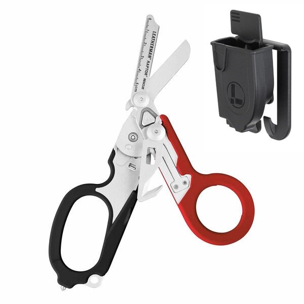 Ножиці Leatherman Raptor, чорно-червоні, 833058
