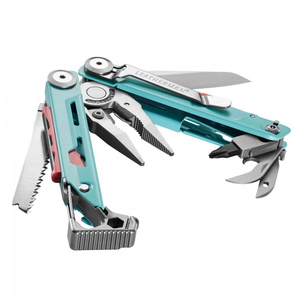 Мультитул Leatherman Signal Aqua Silver 833187 + чехол