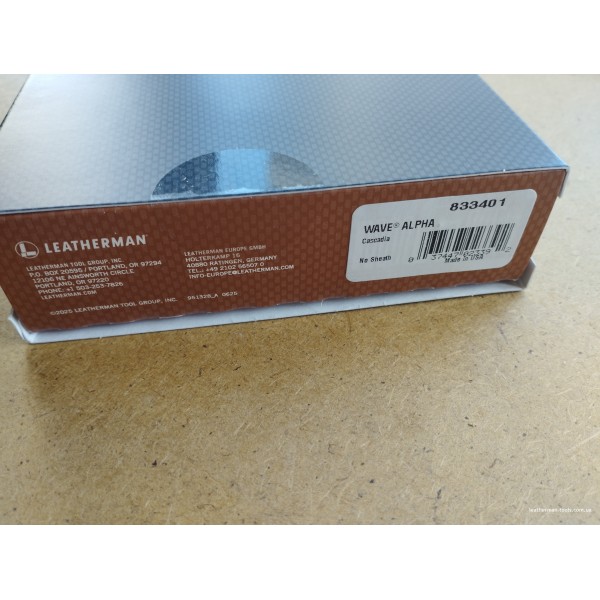 Мультитул Leatherman Wave Alpha Cascadia 833401