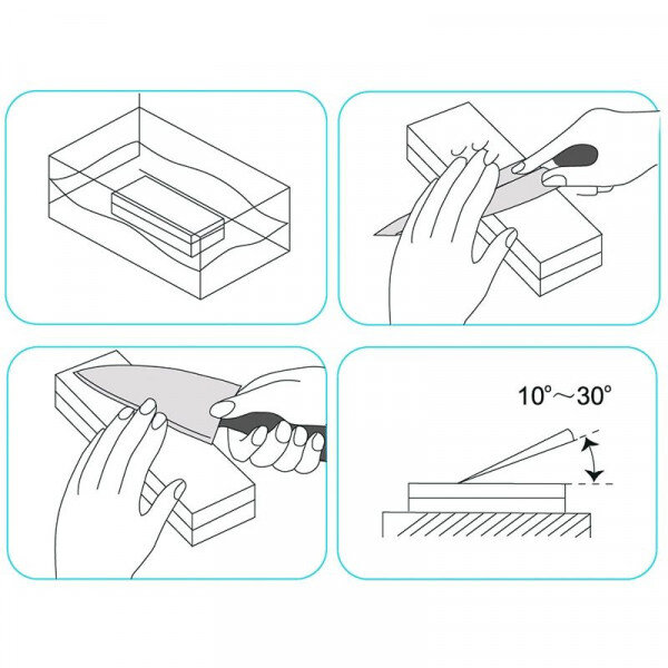 Точильний камінь Risam RW252 зернистість 2000, 5000 водний