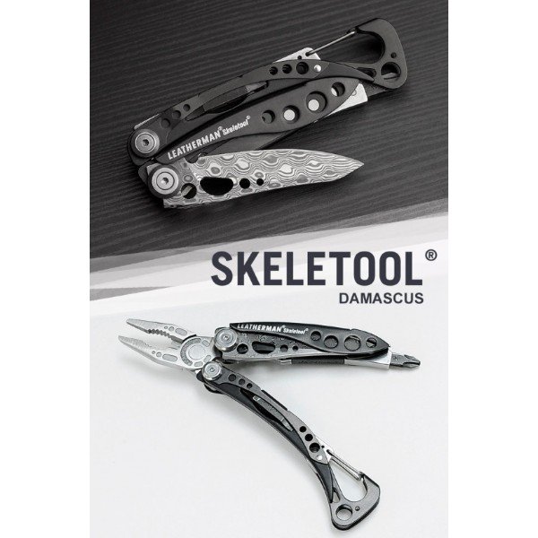 Мультитул Leatherman Skeletool Limited Edition Damascus 832422