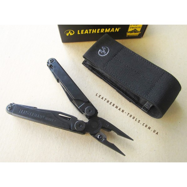 Мультитул Leatherman Wave Plus Black 832526 + чехол 