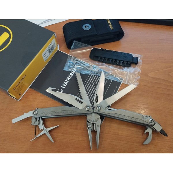 Мультитул Leatherman Charge TTi Plus 832528 + чехол, клипса, кольцо, биты