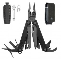 Мультитул Leatherman Charge Plus Black 832601 + кліпса, кільце, біти, чохол