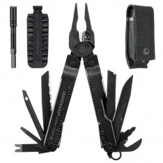 Мультитул Leatherman Super Tool 300 M BLACK 832758 + чохол, набір біт з подовжувачем 