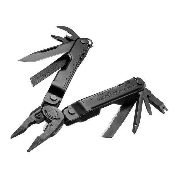 Мультитул Leatherman Super Tool 300 M BLACK 832758  + чехол, набор бит с удлинителем