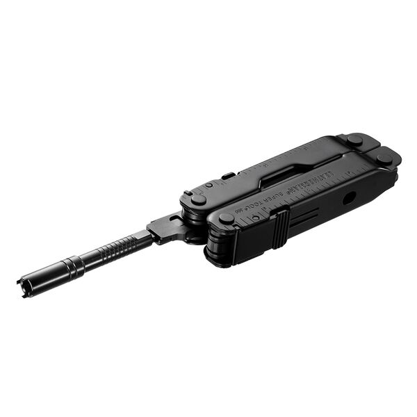 Мультитул Leatherman Super Tool 300 M BLACK 832758  + чехол, набор бит с удлинителем