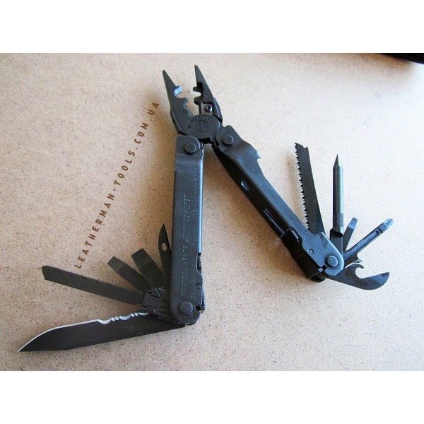 Мультитул Leatherman Super Tool 300 EOD-BLACK 831368 +  чехол MOLLE Brown