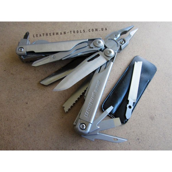 Мультитул Leatherman Surge 830165, чехол, надфиль 