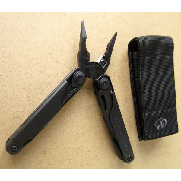 Мультитул Leatherman Surge Black Molle 831333 + чохол, надфіль