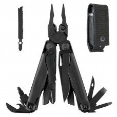 Мультитул Leatherman Surge Black  Molle 831333, чехол, надфиль  