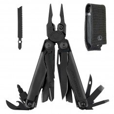 Мультитул Leatherman Surge Black Molle 831333 + чохол, надфіль
