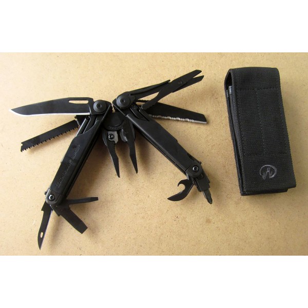 Мультитул Leatherman Surge Black  Molle 831333, чехол, надфиль  