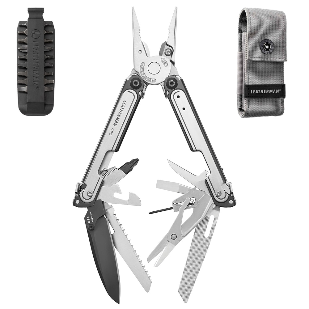Мультитул Leatherman ARC 833076, нейлоновий чохол, біти 