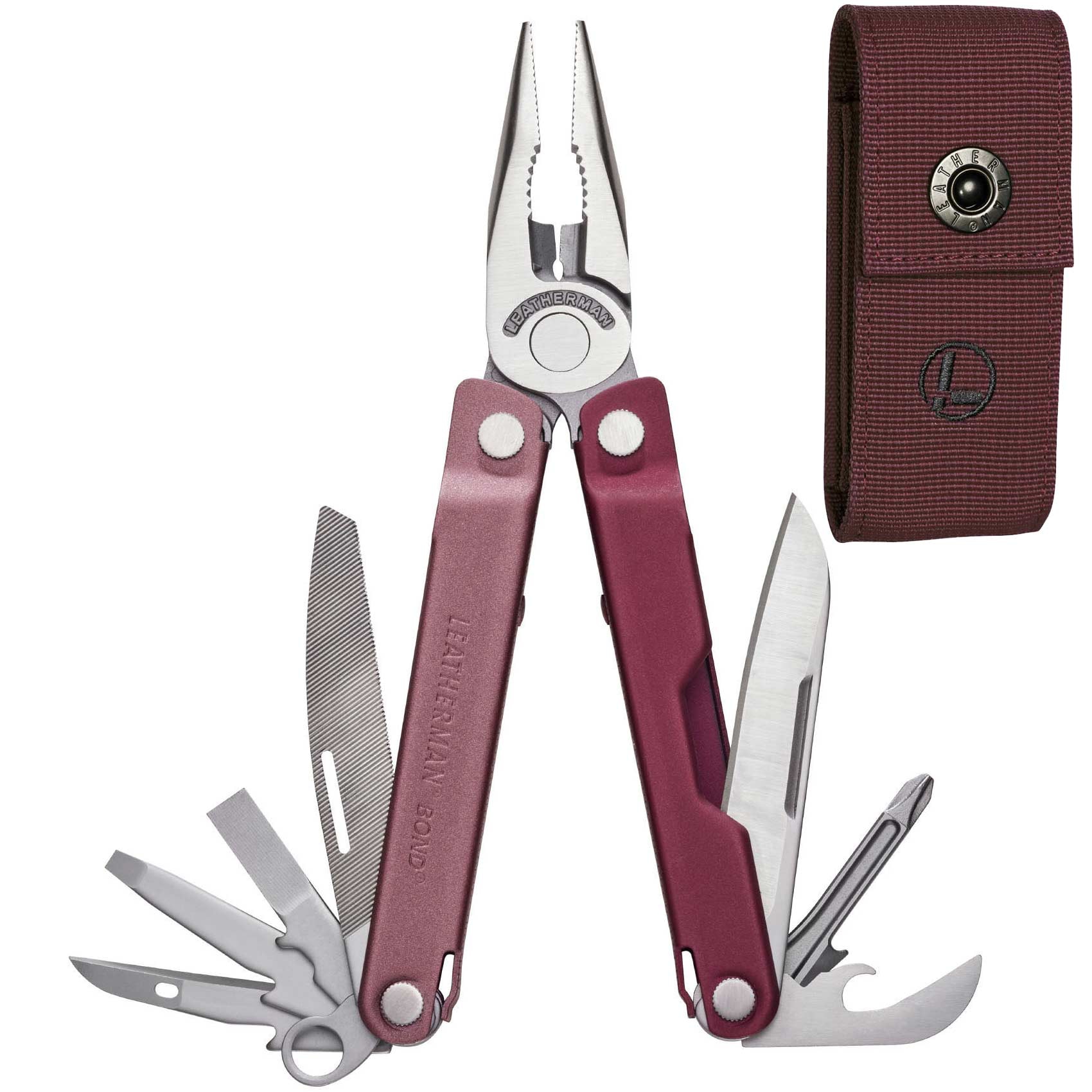 Мультитул Leatherman Bond Heathered Cranberry 833311 +чехол