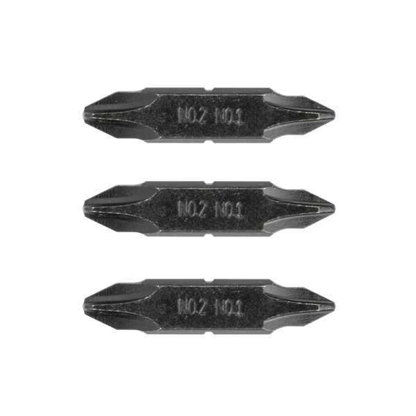 Набор Leatherman из трех двусторонних бит с крестовыми отвертками №1 и №2 PHILLIPS