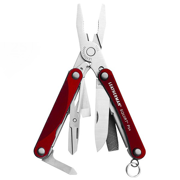 Мультитул LEATHERMAN Squirt PS4 red, 831227, Довжина в склад. стані 5.72 см