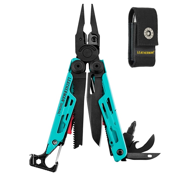 Мультитул Leatherman Signal Aqua 832733,  чехол